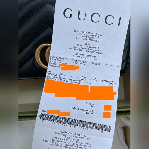 Gucci Marmont GG Black Quilted Shoulder Bag - Picture 15 of 15